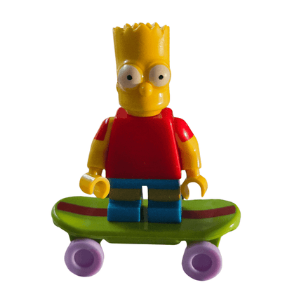 Custom Lego Compatible Bart Simpson Minifig