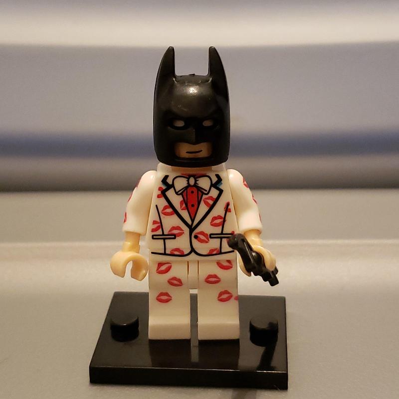 Custom Lego Compatible Batman Minifig