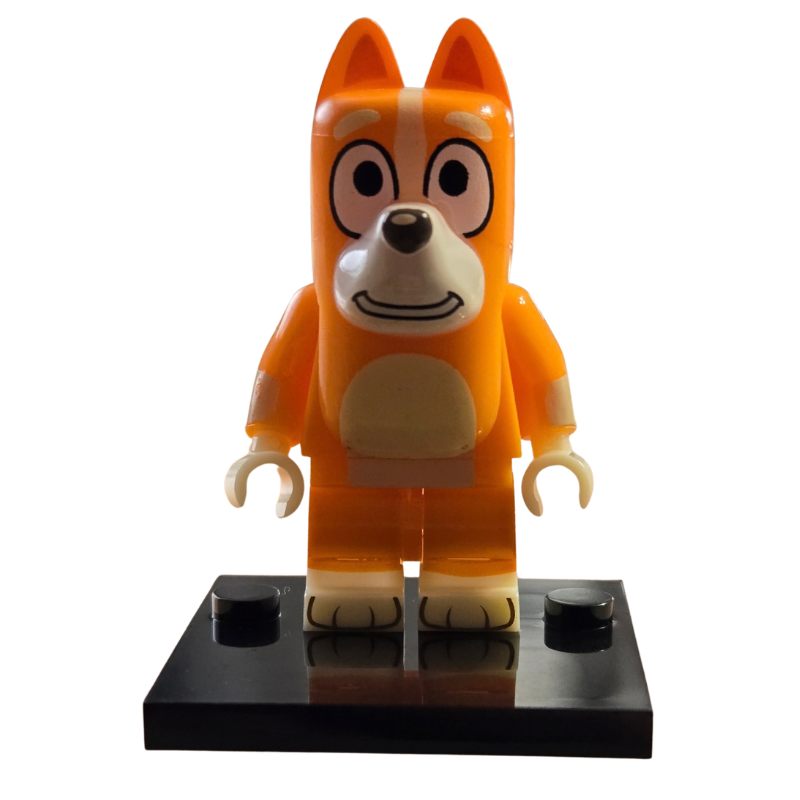 Custom Lego Compatible Bingo (Bluey) Minifig