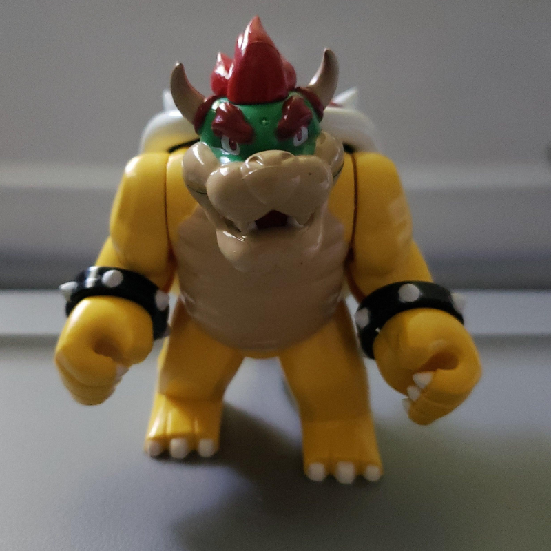 Custom Lego Compatible Bowser Bigfig