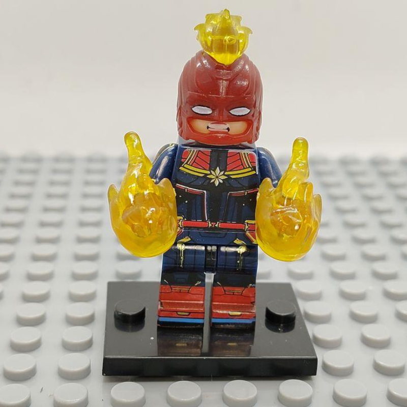 Custom Lego Compatible Captain Marvel Minifig