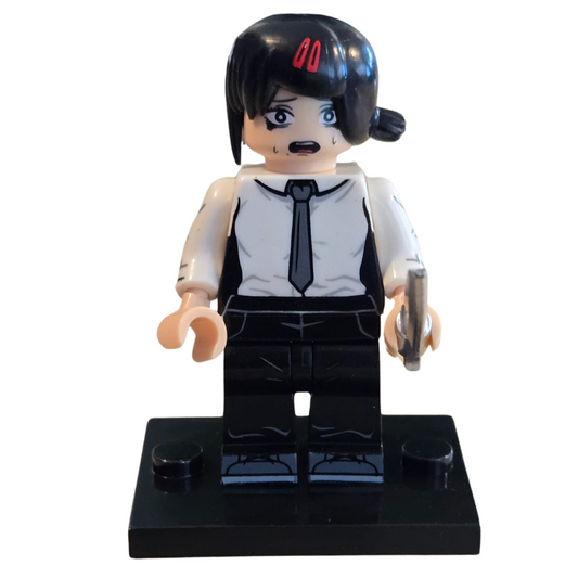 Custom Lego Compatible Chainsaw Man Kobeni Higashiyama Minifig