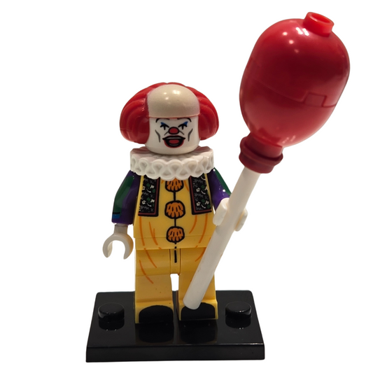 Custom Lego Compatible Clown Minifig