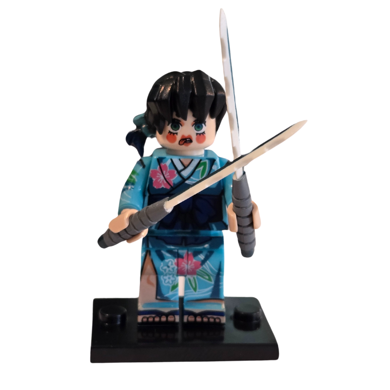 Custom Lego Compatible Demon Slayer Inosuke Hashibira Geisha Minifig