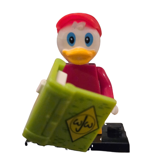 Custom Lego Compatible Ducktales Huey Duck Minifig