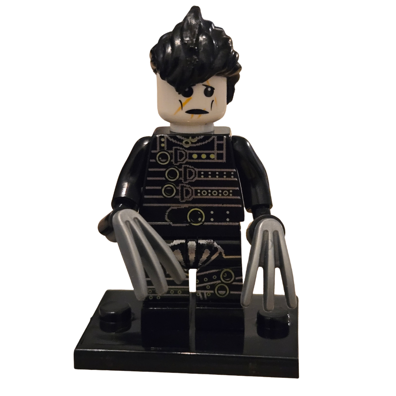 Custom Lego Compatible Edward Scissorhands Minifig