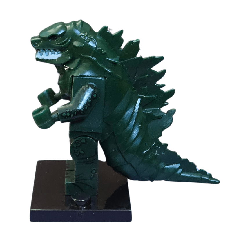 Custom Lego Compatible Godzilla Minifig