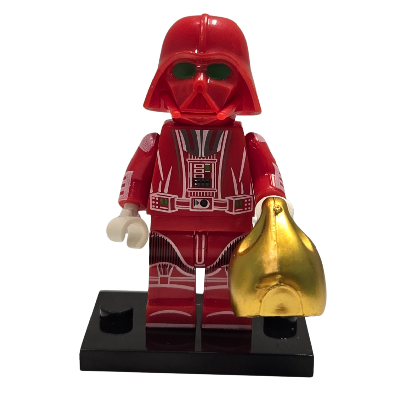 Custom Lego Compatible Holiday Darth Vader w/tree outfit Minifig