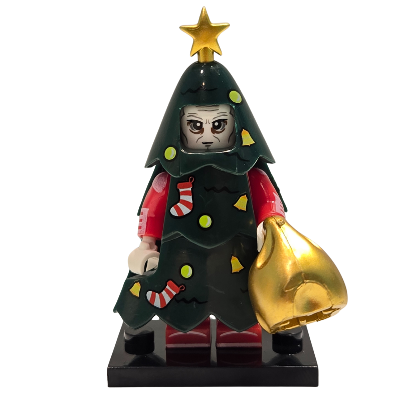 Custom Lego Compatible Holiday Darth Vader w/tree outfit Minifig