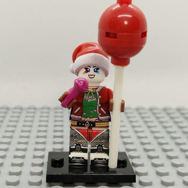 Custom Lego Compatible Holiday Harley Quinn Minifig