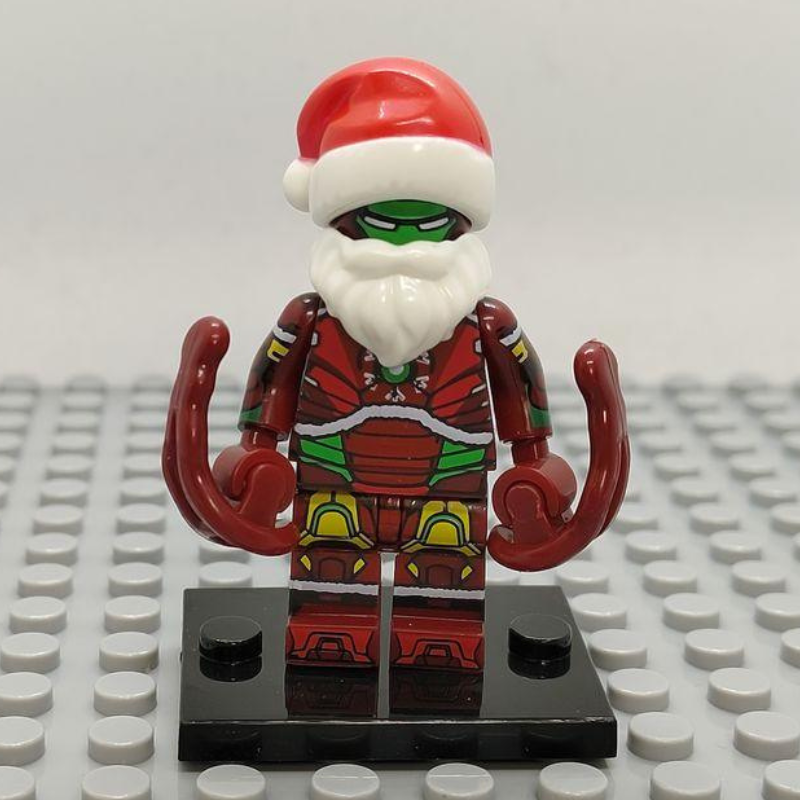 Custom Lego Compatible Holiday Iron Man Minifig