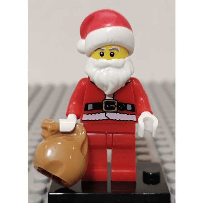 Custom Lego Compatible Holiday Santa Minifig