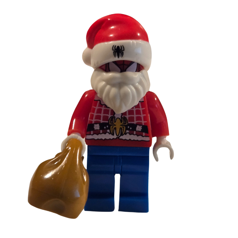 Custom Lego Compatible Holiday Spiderman Minifig