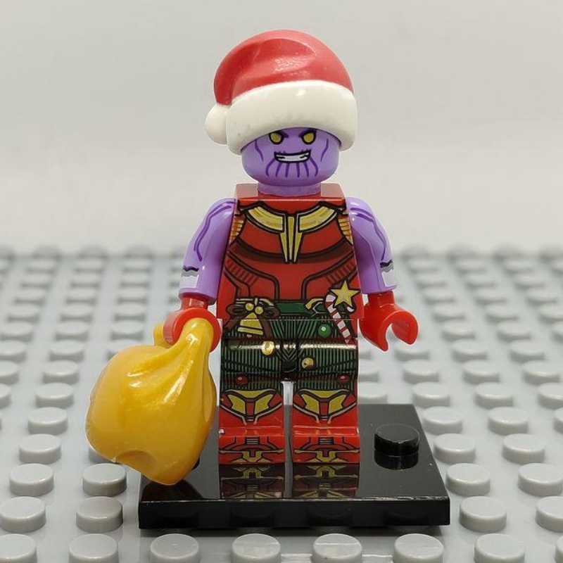 Custom Lego Compatible Holiday Thanos Minifig