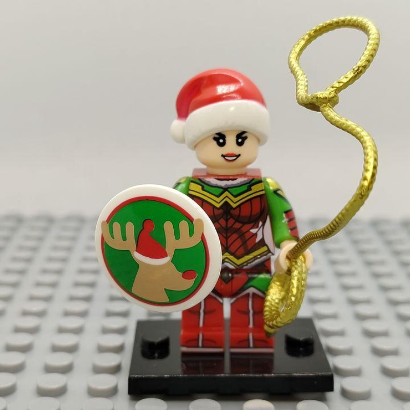 Custom Lego Compatible Holiday Wonder Woman Minifig