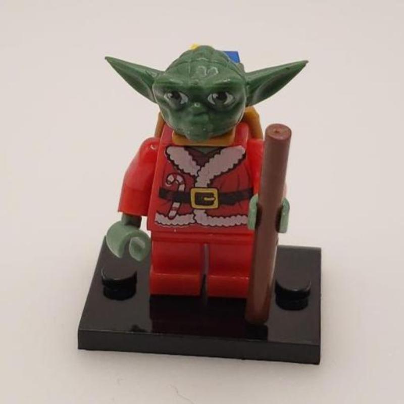 Custom Lego Compatible Holiday Yoda Minifig