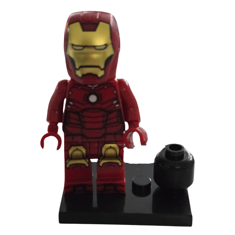 Custom Lego Compatible Iron Man Minifig