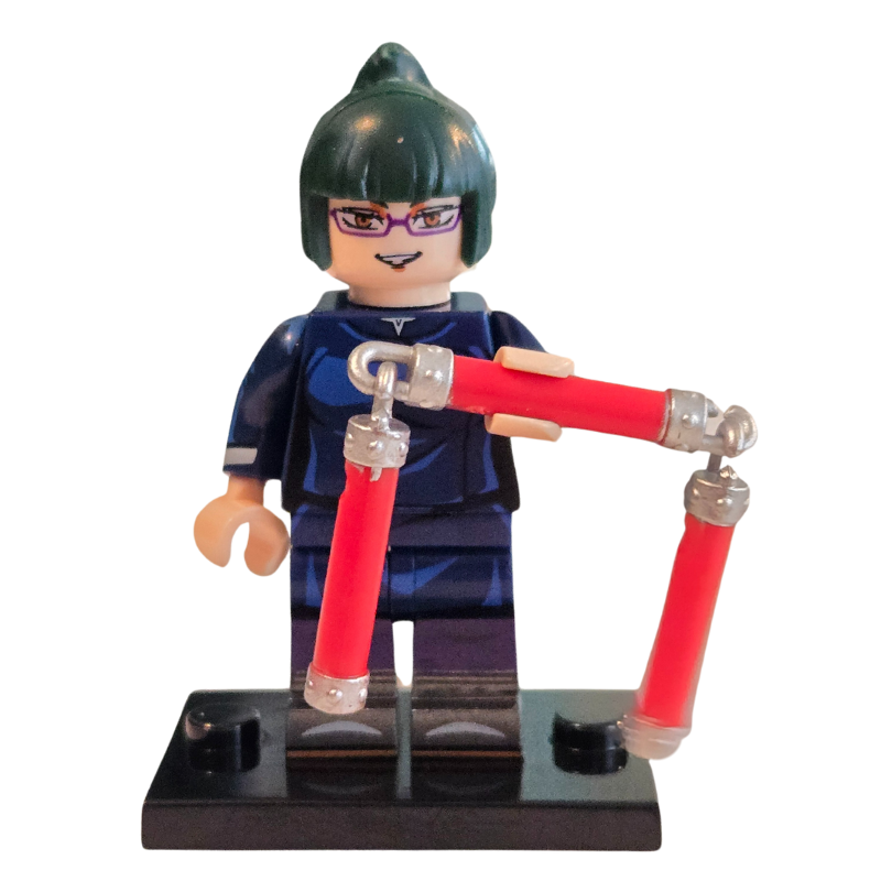 Custom Lego Compatible Jujutsu Kaisen Maki Zen'in Minifig