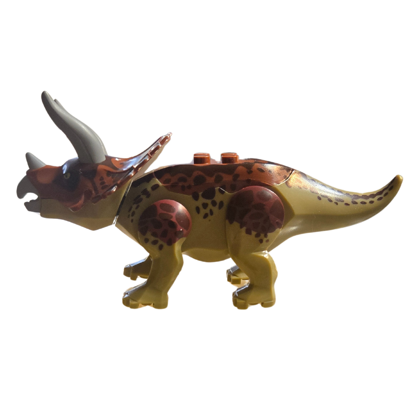 Custom Lego Compatible Jurassic World Triceratops Big Fig