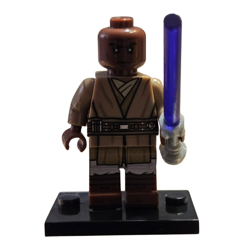 Custom Lego Compatible Mace Windu Minifig