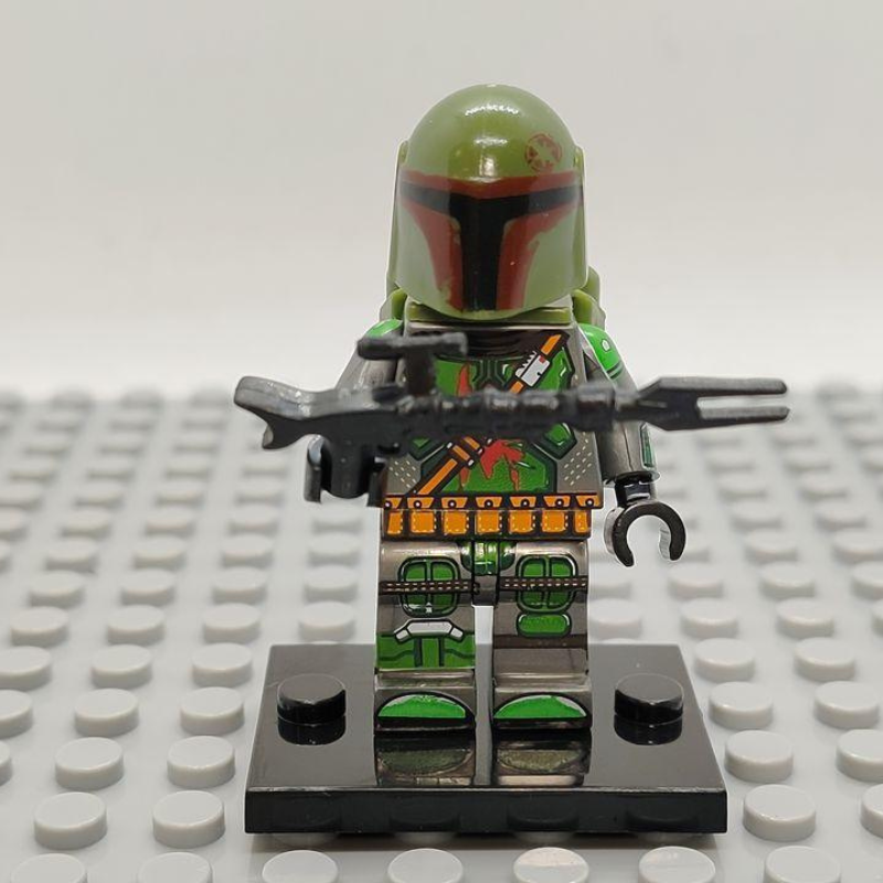 Custom Lego Compatible Mandalorian Green Minifig