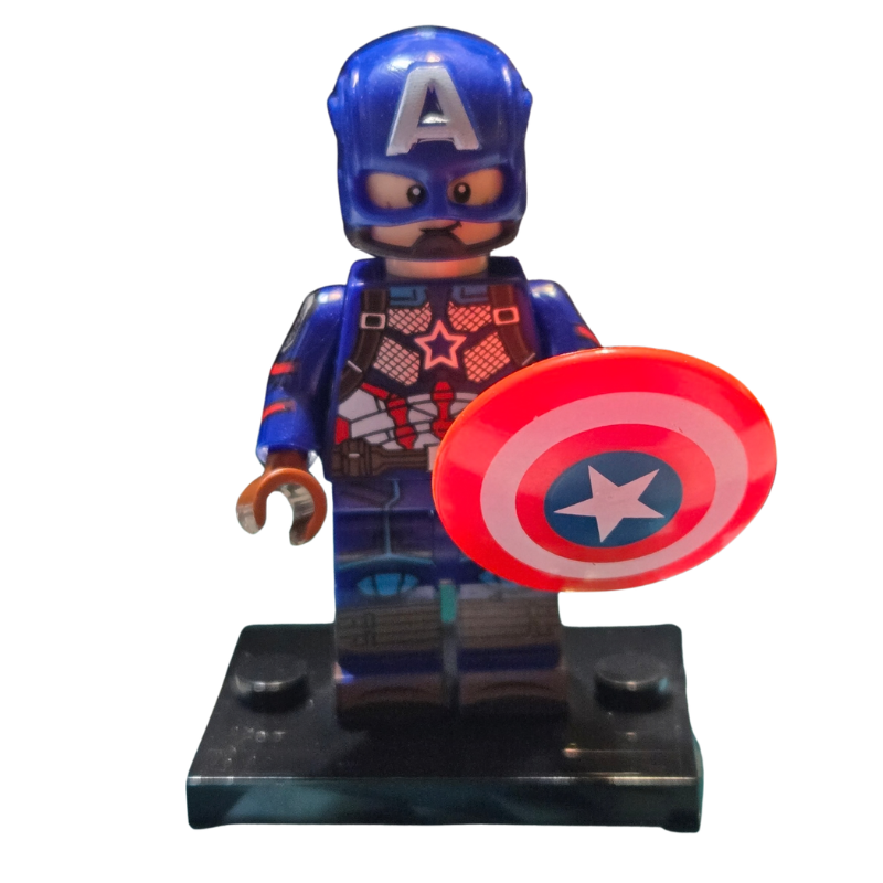 Custom Lego Compatible Marvel Captain America Minifig