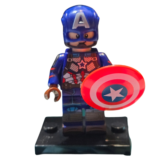 Custom Lego Compatible Marvel Captain America Minifig