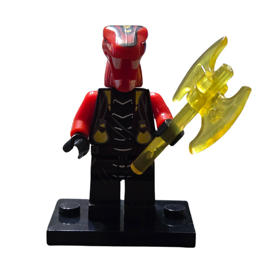 Custom Lego Compatible Ninjago Red Snake Minifig