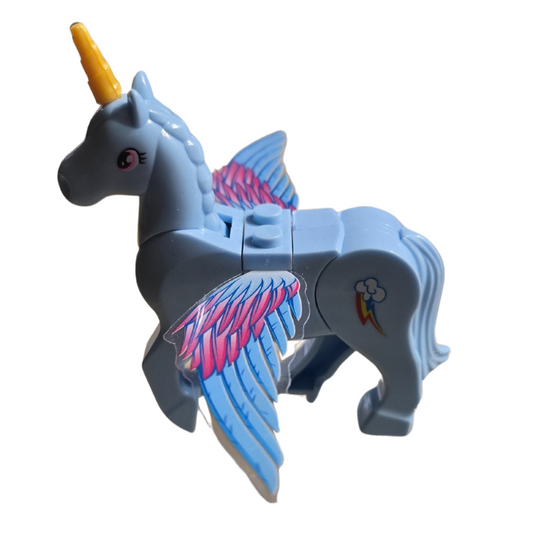 Custom Lego Compatible Pegasus Unicorn Minifig