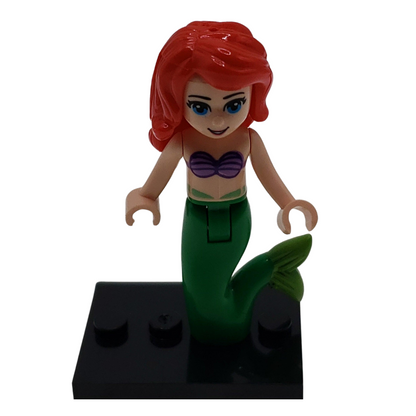 Custom Lego Compatible Princess Mermaid Ariel Minifig