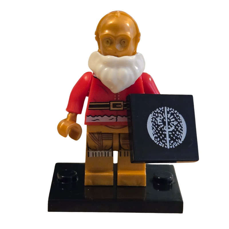 Custom Lego Compatible Santa C-3PO Minifig