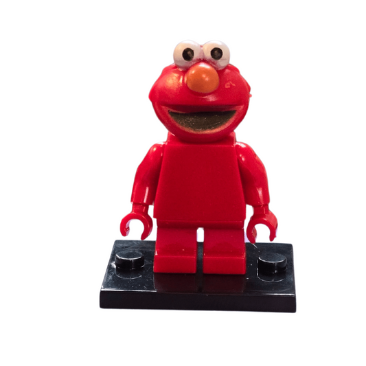 Custom Lego Compatible Sesame Street Elmo Minifig