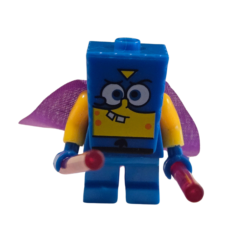 Custom Lego Compatible Super Hero SpongeBob Minifig