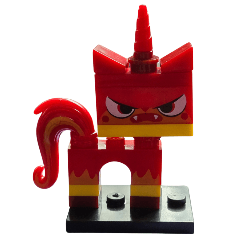 Custom Lego Compatible Unikitty Minifig mad