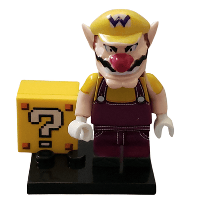 Custom Lego Compatible Wario Minifig