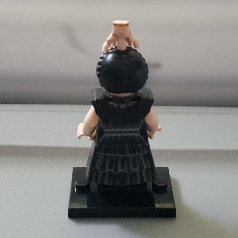 Custom Lego Compatible Wednesday Adams Minifig