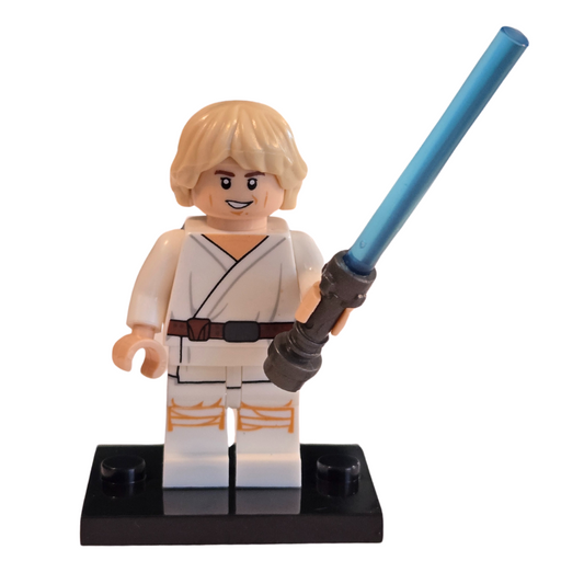 Custom Lego Compatible Young Luke Skywalker Jedi Master Minifig