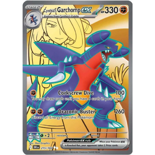 Cynthia's Garchomp ex - Destined Rivals #215/182
