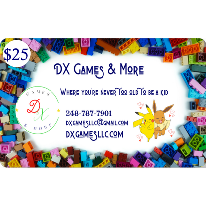 DX Games & More LLC E-Gift Card