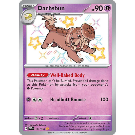 Dachsbun - Paldean Fates #161/091