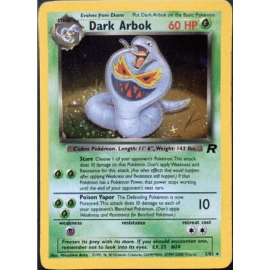Dark Arbok - Team Rocket #02/82