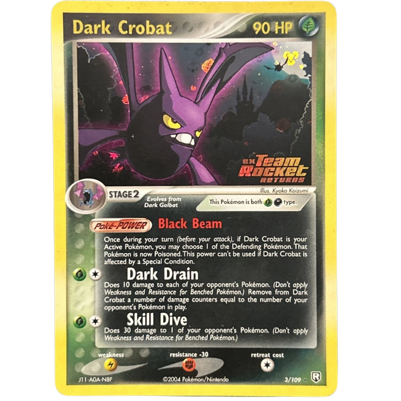 Dark Crobat - Team Rocket Returns #3/109 (Lightly Played) Reverse Holo