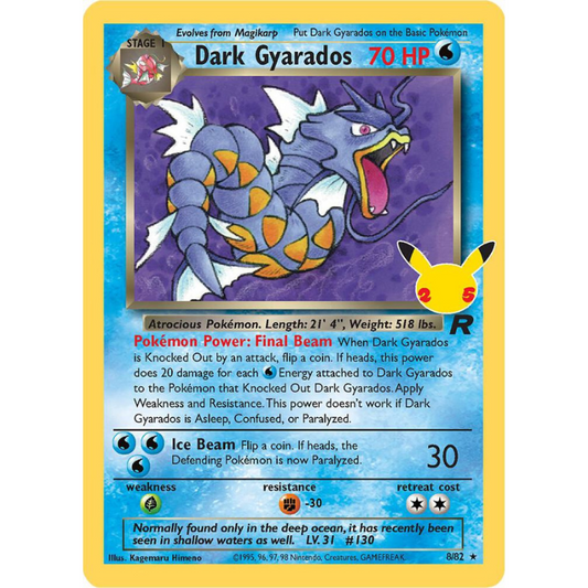 Dark Gyarados - Celebrations: Classic Collection #8/82