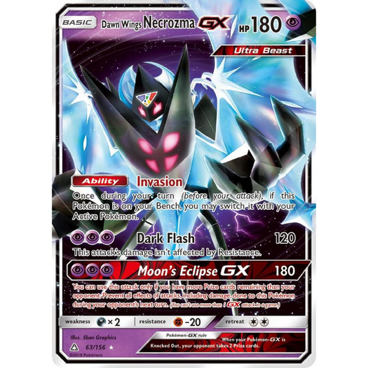 Dawn Wings Necrozma GX - Ultra Prism #63/156