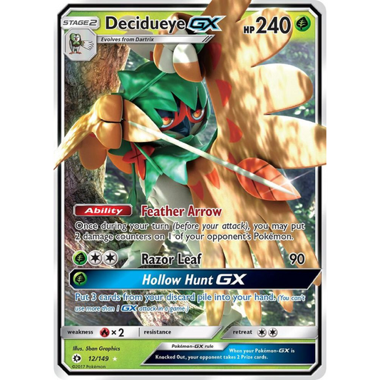 Decidueye GX - SM Base Set #12/149