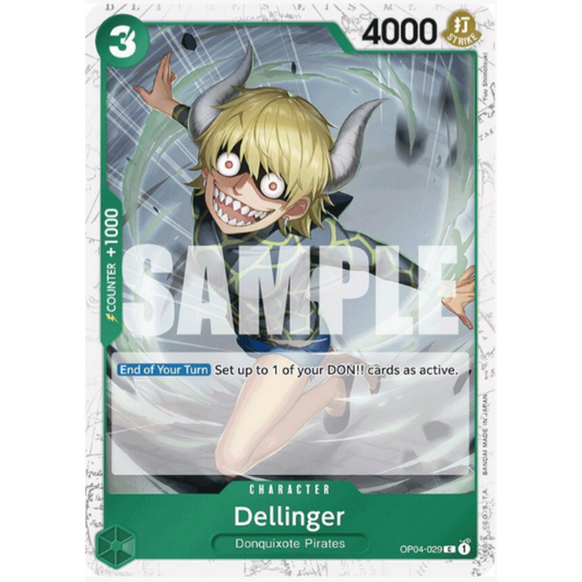 Dellinger (Jolly Roger Foil) - Premium Booster -The Best #OP04-029