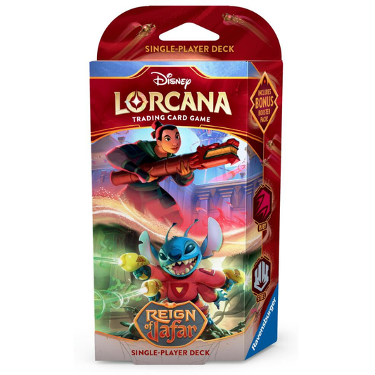 Disney Lorcana: Reign of Jafar Starter Deck (Ruby & Steel)