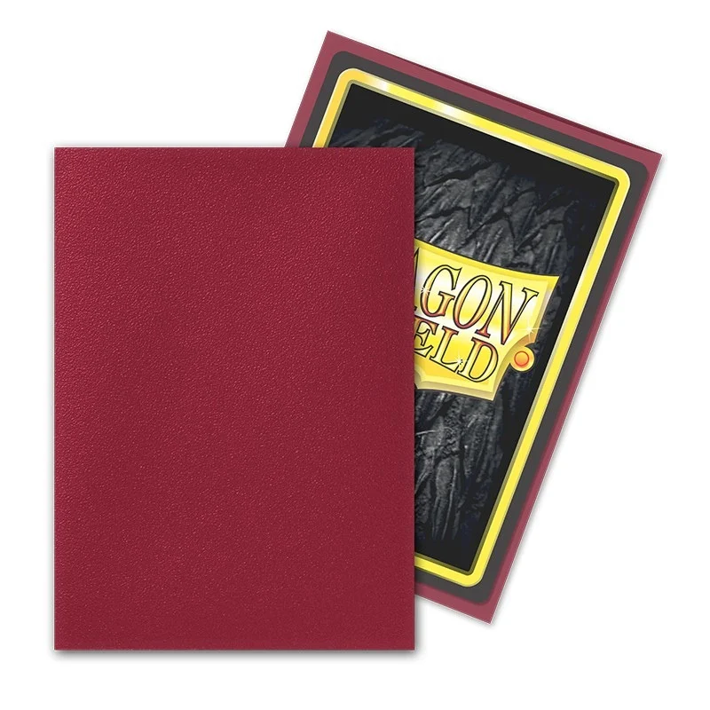 Dragon Shield Sleeves: Standard Matte - Blood Red (100)
