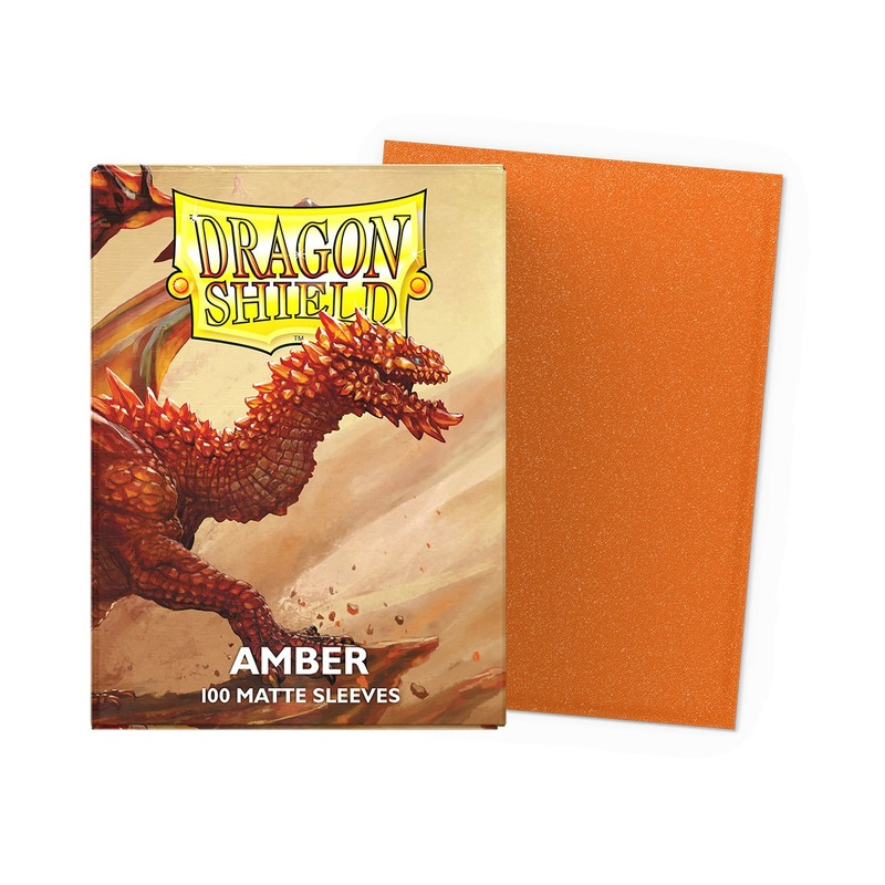 Dragon Shield Sleeves: Standard Matte - Amber (100)