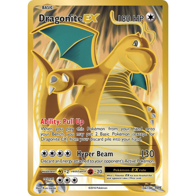 Dragonite EX (Full Art) - Evolutions #106/108
